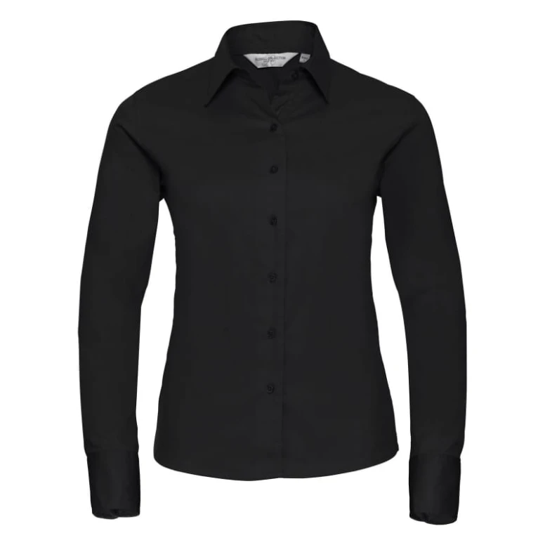Klassisches Arbeitshemd mit langen Ärmeln Twill Damen Russell - JE916F