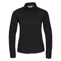 Klassisches Arbeitshemd mit langen Ärmeln Twill Damen Russell - JE916F