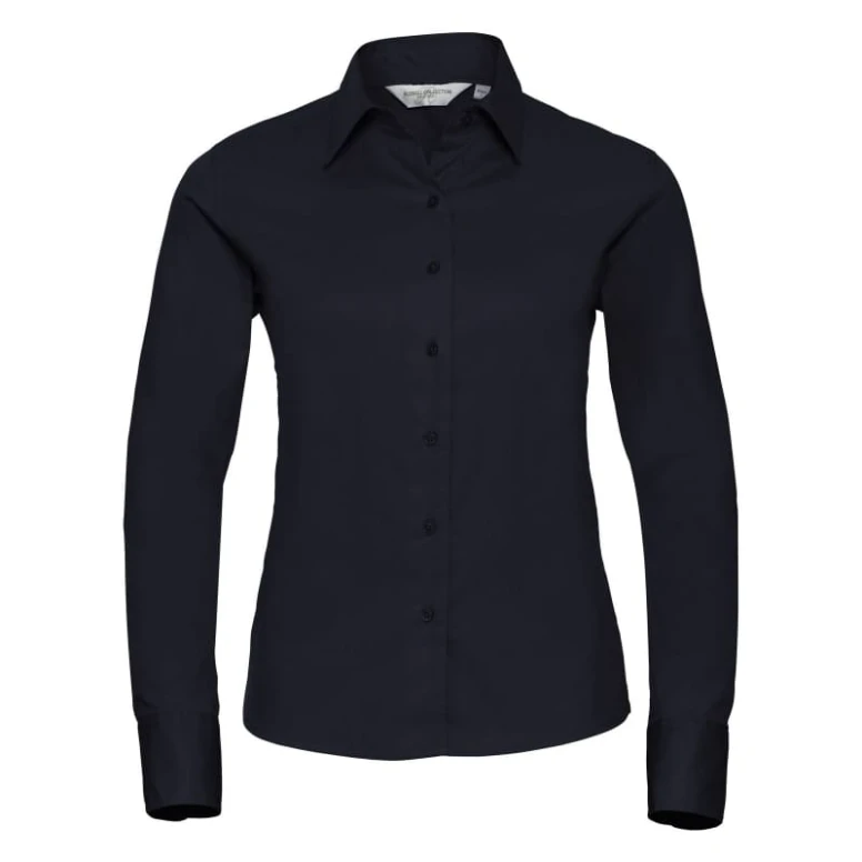 Klassisches Arbeitshemd mit langen Ärmeln Twill Damen Russell - JE916F