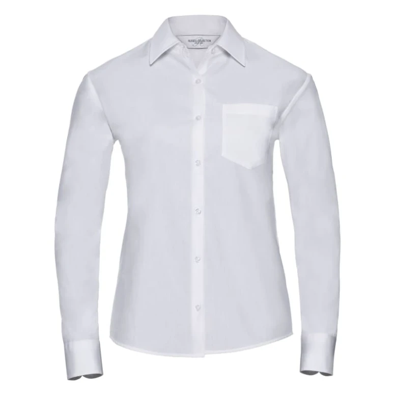 Langarm-Arbeitshemd Damen Russell - JE936F