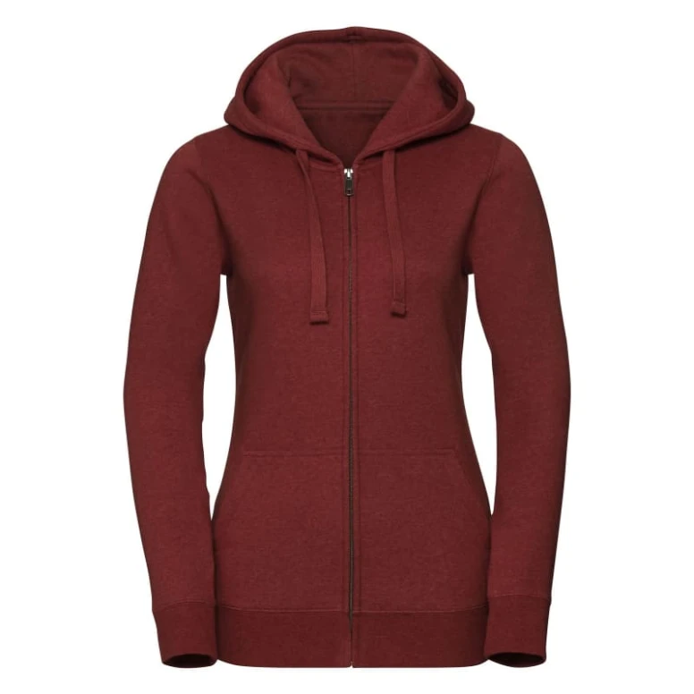 Arbeitssweatshirt mit Kapuze und Reißverschluss Authentic Damen Russell - JE263F