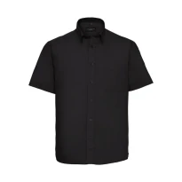 Klassisches Arbeitshemd mit kurzen Ärmeln 100% Baumwolle Twill Russell - JE917M