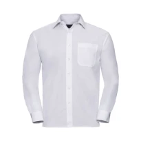 Arbeitshemd Polycotton mit langen Ärmeln Russell - JE934M
