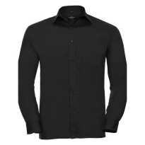 Arbeitshemd Polycotton mit langen Ärmeln Russell - JE934M