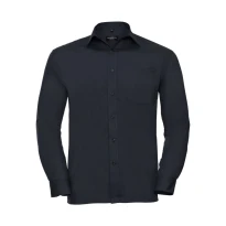 Arbeitshemd Polycotton mit langen Ärmeln Russell - JE934M