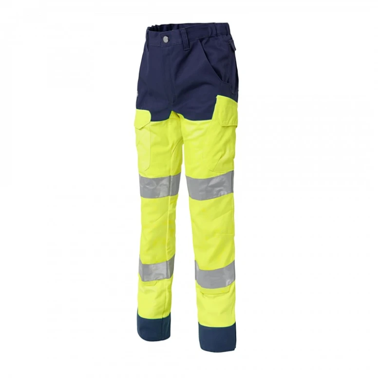 Arbeitshose mit Knieschonern Warnschutz Klasse 2 Molinel Luklight 0246.2351.158