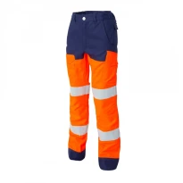 Arbeitshose mit Knieschonern Warnschutz Klasse 2 Molinel Luklight 0246.2351.158