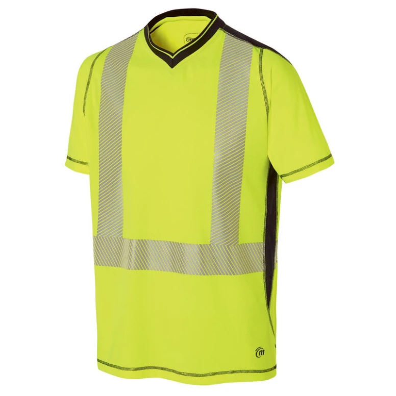Kurzam-Arbeits-T-Shirt Warnschutz Anti-UV Molinel Luklight 0471.9999.065