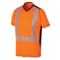 Kurzam-Arbeits-T-Shirt Warnschutz Anti-UV Molinel Luklight 0471.9999.065