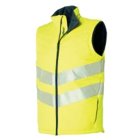 Gepolstert Arbeitsweste Warnschutz Multitaschen Molinel Luklight 0516.9999.065