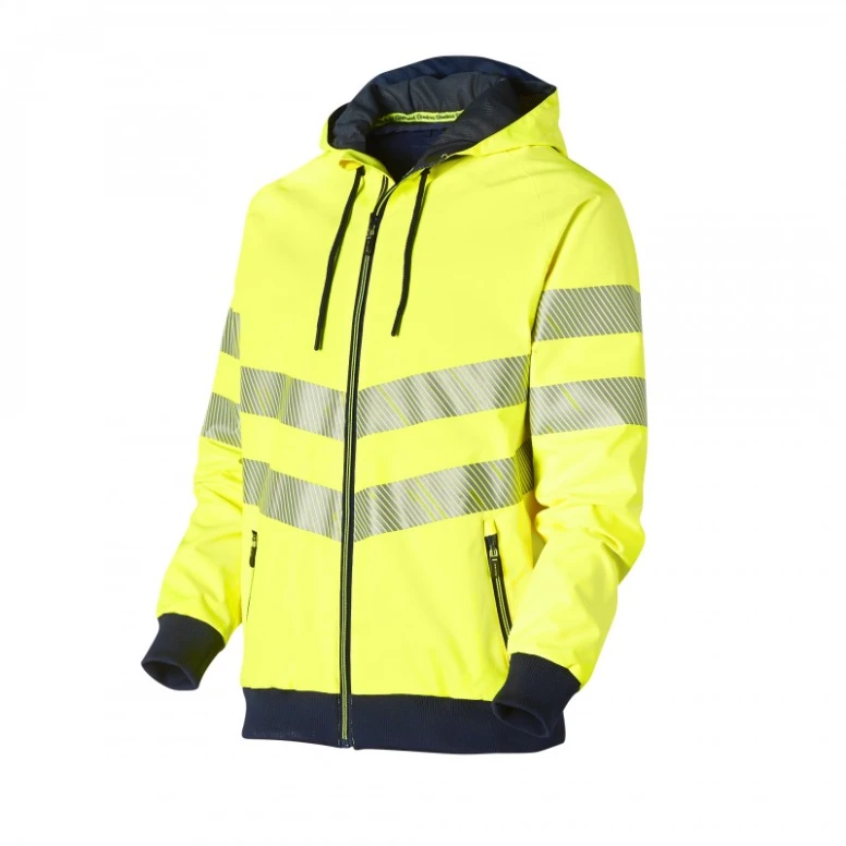 Arbeits-Windjacke Warnschutz Regendicht Multitaschen Molinel Luklight 0517.9999.094