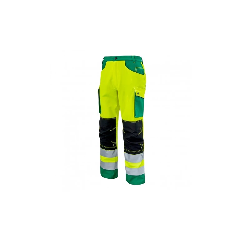 Arbeitshose mit Knieschonern Warnschutz Multitaschen Molinel Roady 12ROPNPGJF/MA
