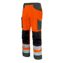 Arbeitshose mit Knieschonern Warnschutz Multitaschen Molinel Roady 12ROPNPGJF/MA
