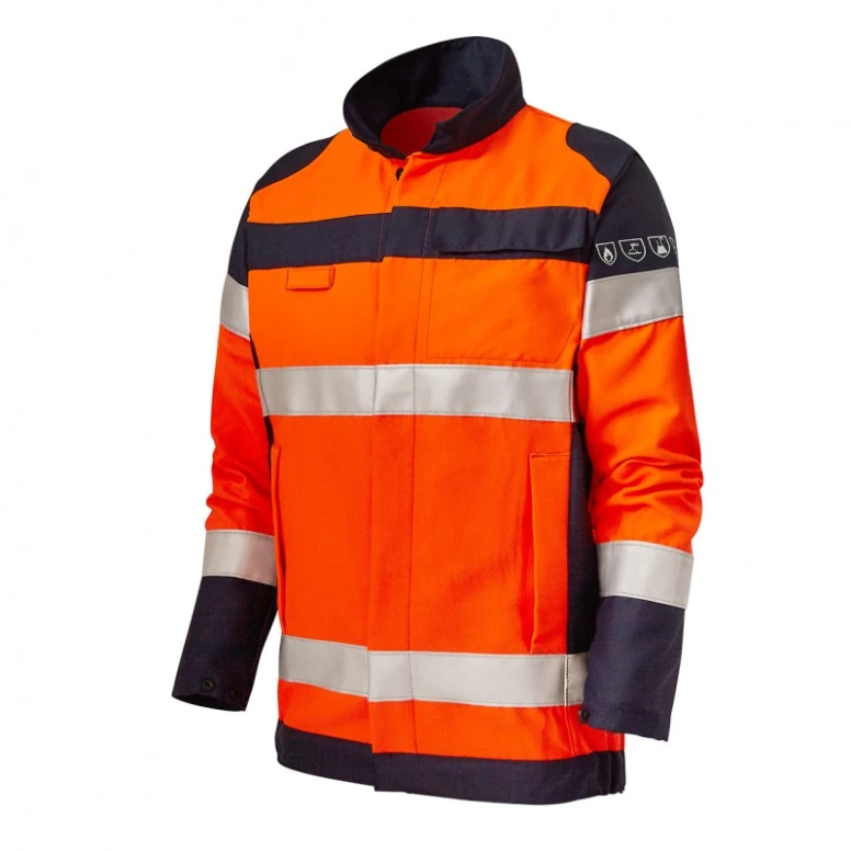 Arbeitsjacke Mehrfachschutz Warnschutz Multitaschen Molinel Roady Safeline SAFEBN88ASO/NA