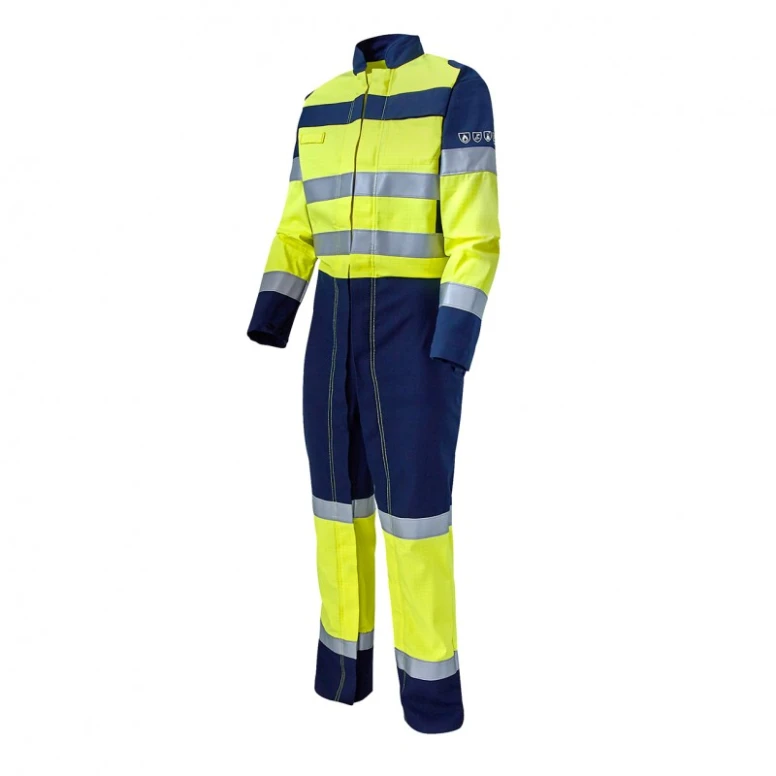 Arbeitsoverall Mehrfachschutz Warnschutz Multitaschen Molinel Roady Safeline Quick SAFEQK88ASO/NA