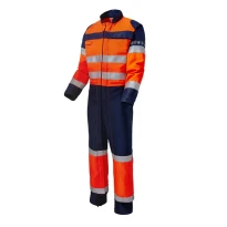 Arbeitsoverall Mehrfachschutz Warnschutz Multitaschen Molinel Roady Safeline Quick SAFEQK88ASO/NA