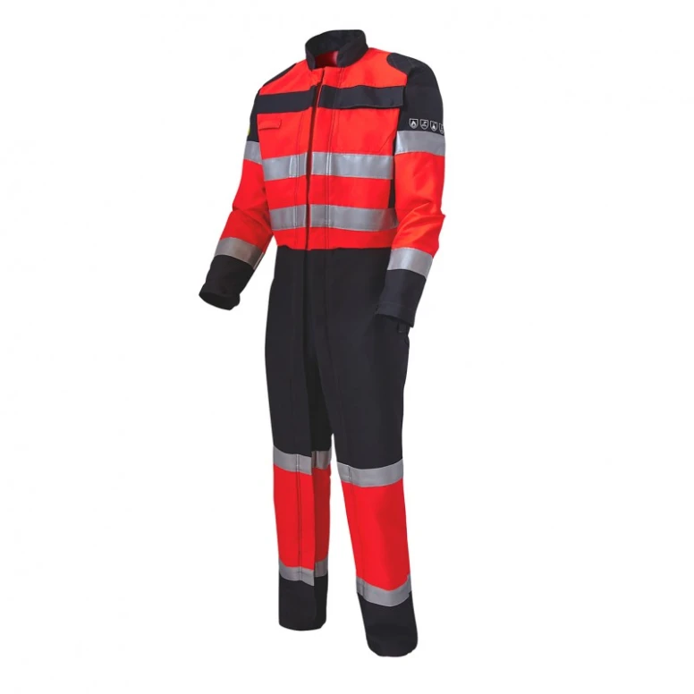 Arbeitsoverall Mehrfachschutz Warnschutz Multitaschen Molinel Roady Safeline Quick SAFEQK88ASO/NA