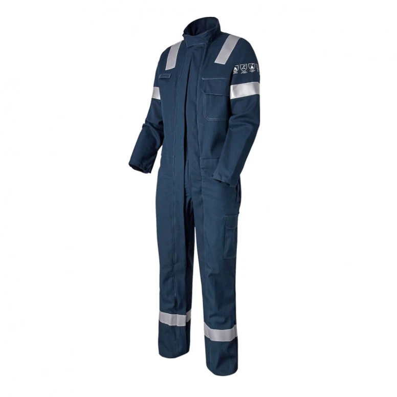 Arbeitsoverall Mehrfachschutz Warnschutz Multitaschen Molinel Techprotect Quick TECHQK88BRNAV