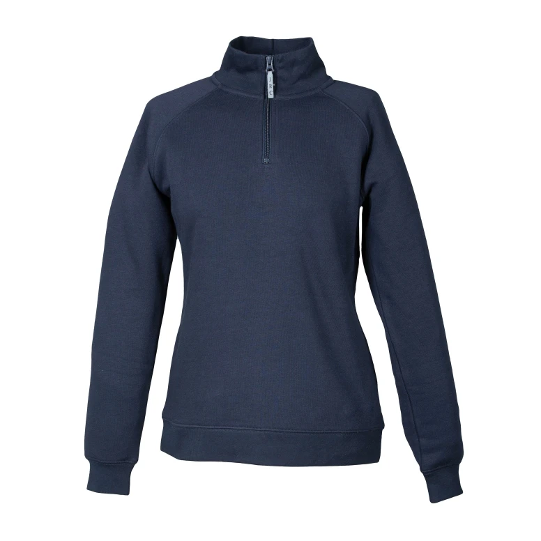Arbeitssweatshirt mit kurzem Reißverschluß JRC Kioto Damen 993180