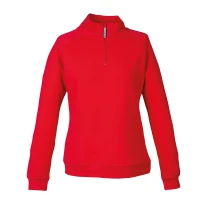 Arbeitssweatshirt mit kurzem Reißverschluß JRC Kioto Damen 993180