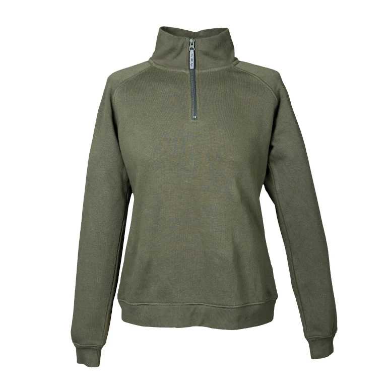 Arbeitssweatshirt mit kurzem Reißverschluß JRC Kioto Damen 993180