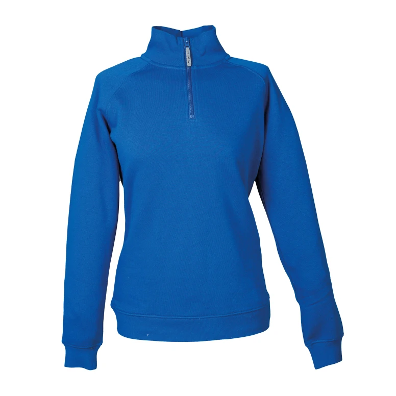 Arbeitssweatshirt mit kurzem Reißverschluß JRC Kioto Damen 993180