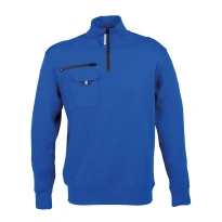 Arbeitssweatshirt mit kurzem Reißverschluß Multitaschen JRC Seul 989193