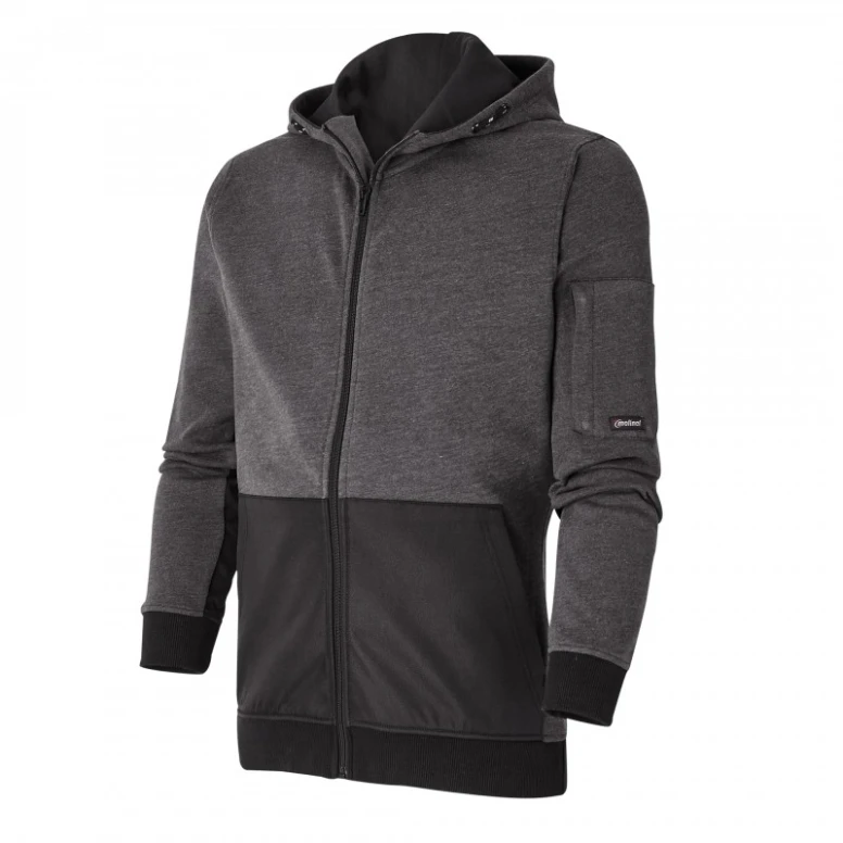 Fleece-Arbeitssweatshirt mit Kapuze Multitaschen Molinel Overmax 1061.9999.027