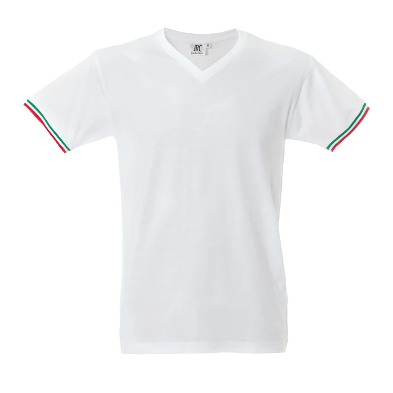 5 Stück - Arbeits-T-Shirt mit V-Ausschnitt 100% Baumwolle JRC New Milano 989973