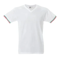 5 Stück - Arbeits-T-Shirt mit V-Ausschnitt 100% Baumwolle JRC New Milano 989973