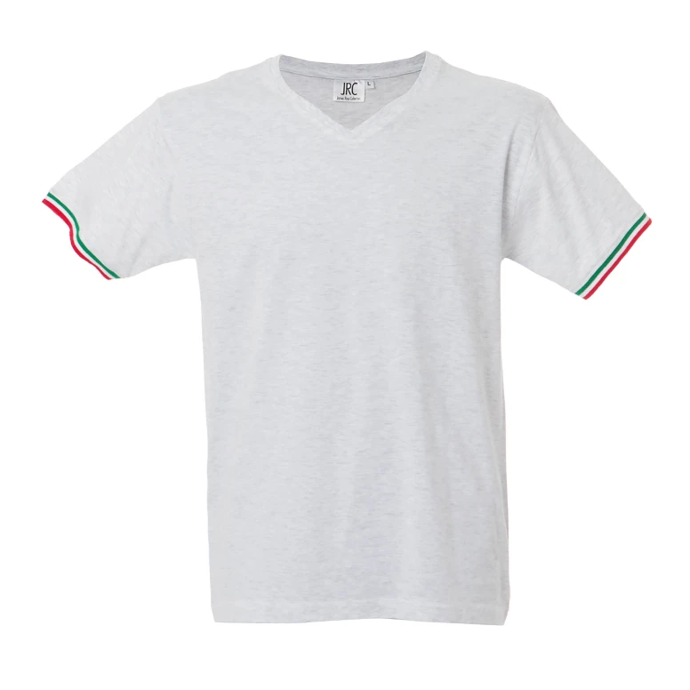 5 Stück - Arbeits-T-Shirt mit V-Ausschnitt 100% Baumwolle JRC New Milano 989973