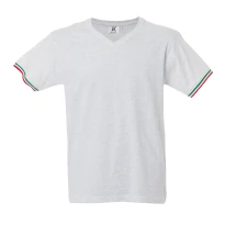 5 Stück - Arbeits-T-Shirt mit V-Ausschnitt 100% Baumwolle JRC New Milano 989973