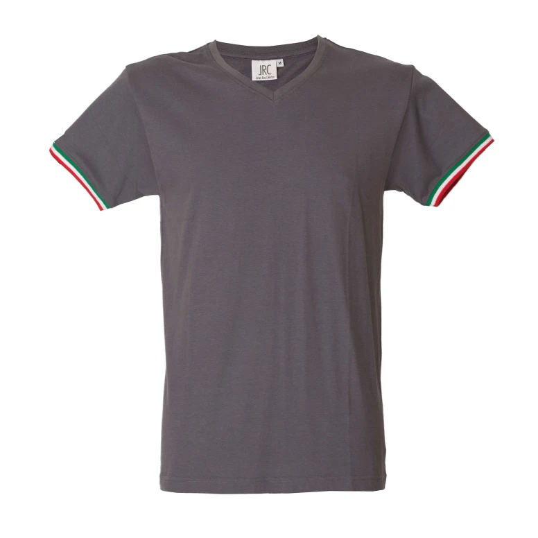 5 Stück - Arbeits-T-Shirt mit V-Ausschnitt 100% Baumwolle JRC New Milano 989973