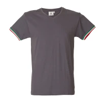 5 Stück - Arbeits-T-Shirt mit V-Ausschnitt 100% Baumwolle JRC New Milano 989973