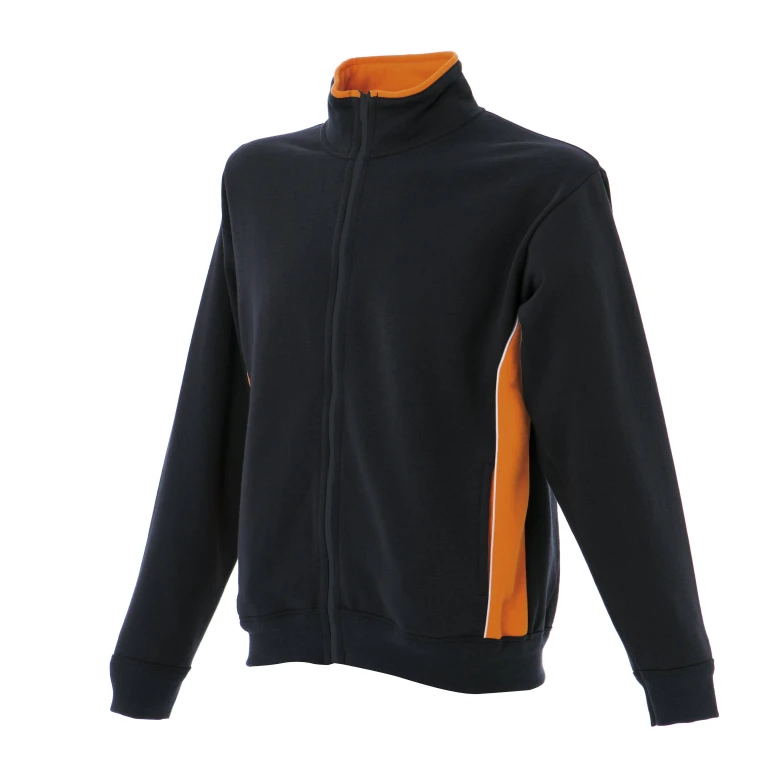 Arbeitssweatshirt Zweifarbiges mit langem Reißverschluss Hergestellt in Italien JRC Cagliari 989603