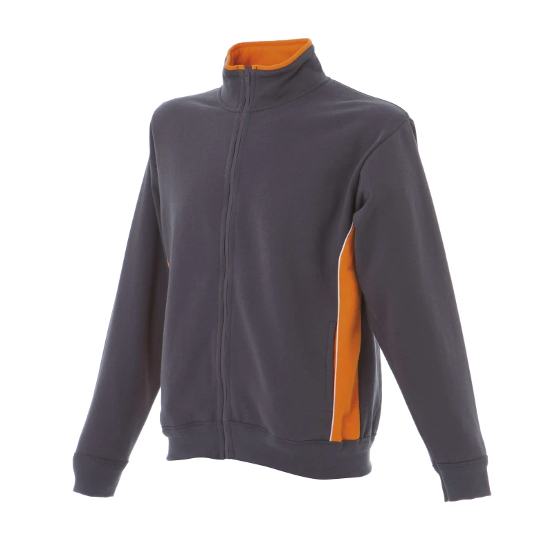 Arbeitssweatshirt Zweifarbiges mit langem Reißverschluss Hergestellt in Italien JRC Cagliari 989603
