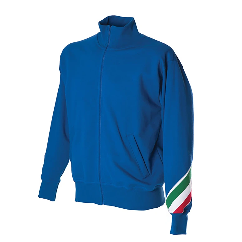 Arbeitssweatshirt mit langem Reißverschluss 100% Baumwolle Hergestellt in Italien JRC Pesaro 988293