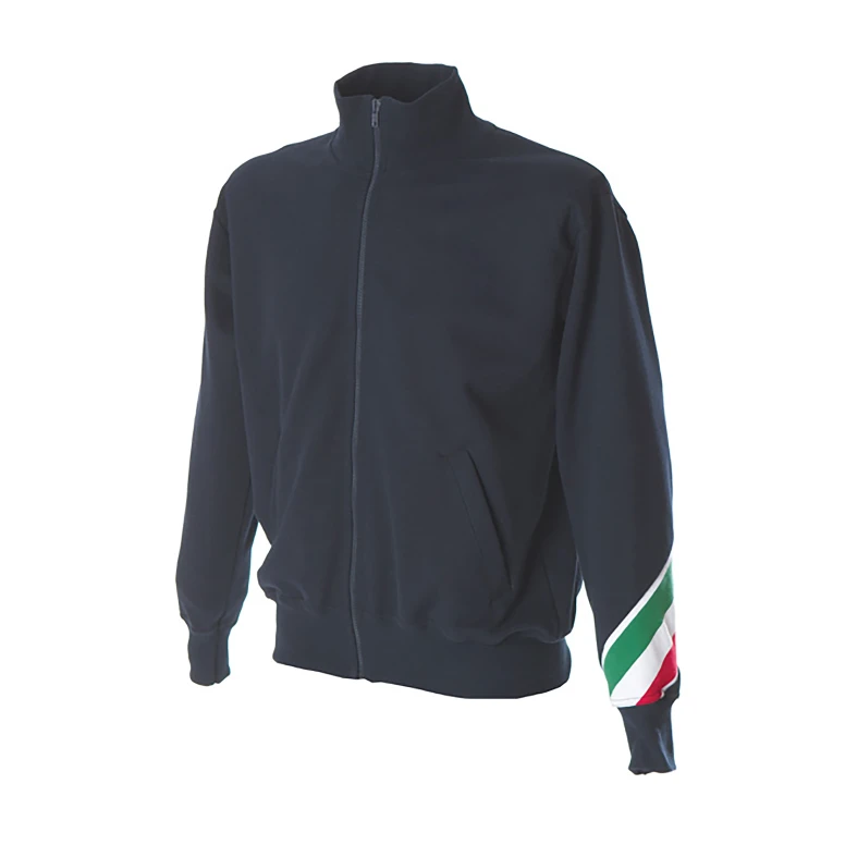 Arbeitssweatshirt mit langem Reißverschluss 100% Baumwolle Hergestellt in Italien JRC Pesaro 988293