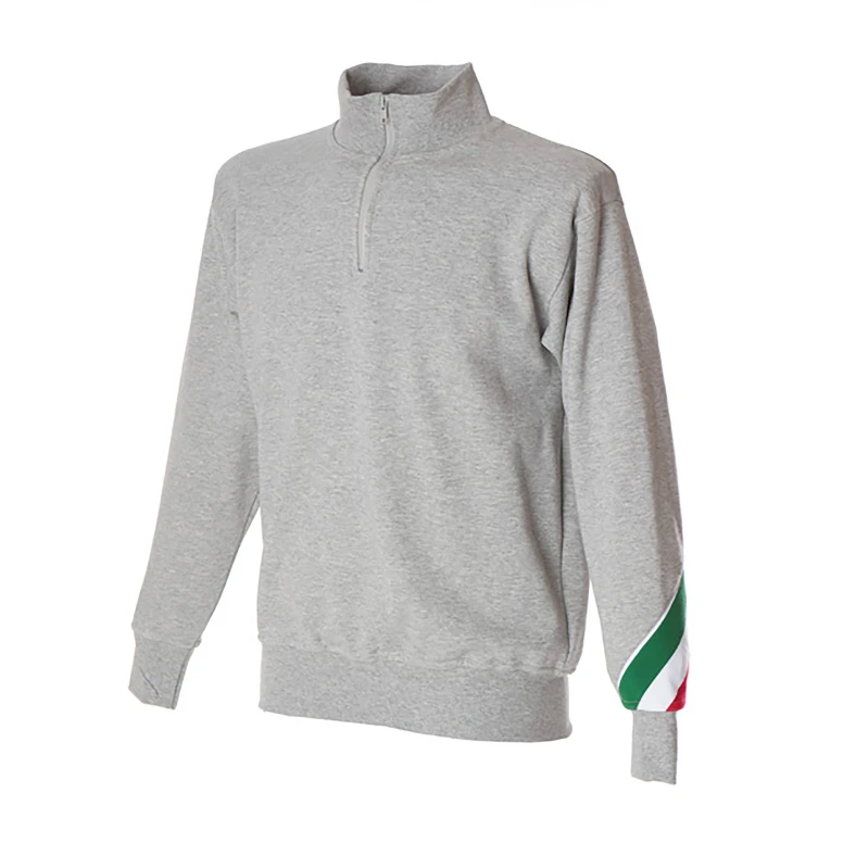 Arbeitssweatshirt mit kurzem Reißverschluß 100% Baumwolle Made in Italy JRC Trento 988263