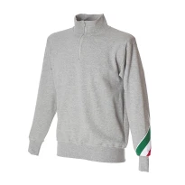 Arbeitssweatshirt mit kurzem Reißverschluß 100% Baumwolle Made in Italy JRC Trento 988263
