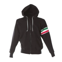 Arbeitssweatshirt mit langem Reißverschluss und Kapuze 100% Baumwolle Made in Italy JRC Verona 988273
