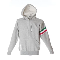 Arbeitssweatshirt mit langem Reißverschluss und Kapuze 100% Baumwolle Made in Italy JRC Verona 988273