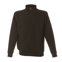 Arbeitssweatshirt mit kurzem Reißverschluß 100% Baumwolle Made in Italy JRC Piacenza 988553