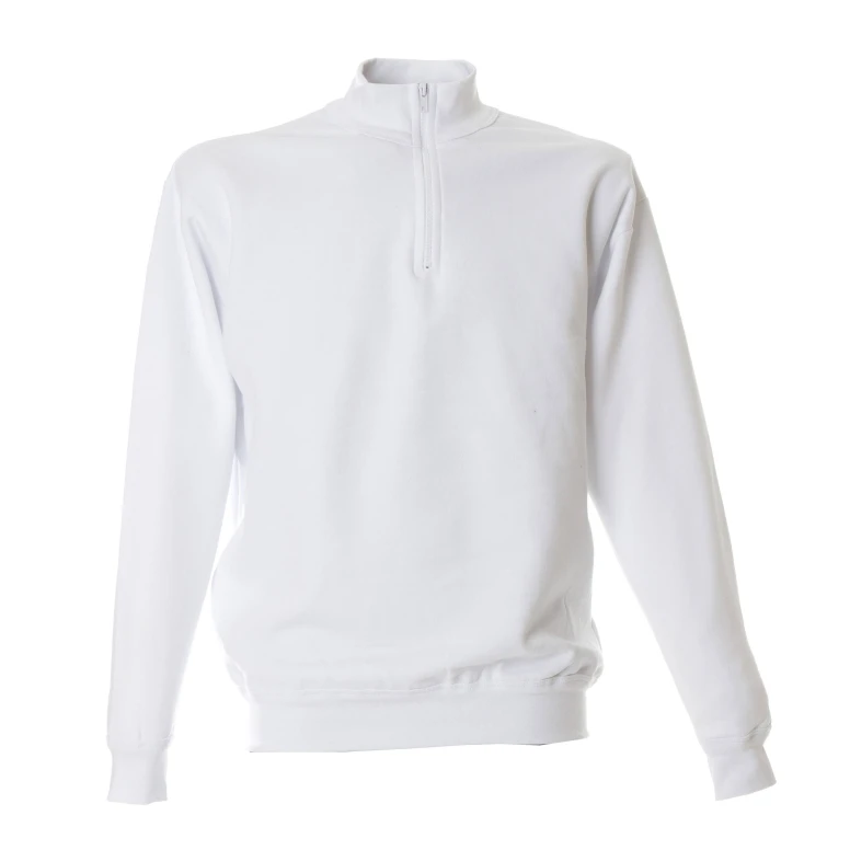 Arbeitssweatshirt mit kurzem Reißverschluß 100% Baumwolle Made in Italy JRC Piacenza 988553