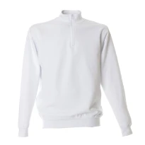 Arbeitssweatshirt mit kurzem Reißverschluß 100% Baumwolle Made in Italy JRC Piacenza 988553