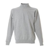 Arbeitssweatshirt mit kurzem Reißverschluß 100% Baumwolle Made in Italy JRC Piacenza 988553