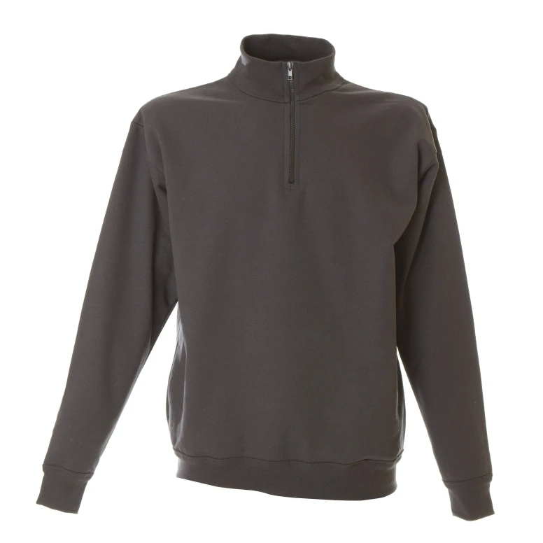 Arbeitssweatshirt mit kurzem Reißverschluß 100% Baumwolle Made in Italy JRC Piacenza 988553