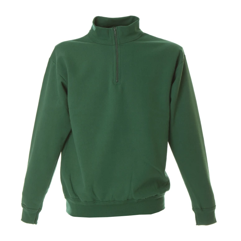 Arbeitssweatshirt mit kurzem Reißverschluß 100% Baumwolle Made in Italy JRC Piacenza 988553
