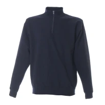 Arbeitssweatshirt mit kurzem Reißverschluß 100% Baumwolle Made in Italy JRC Piacenza 988553