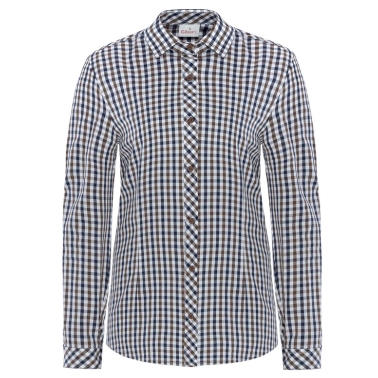 Langärm Arbeitshemd 100% Baumwolle Giblor's Lilly Damen 19P01N094